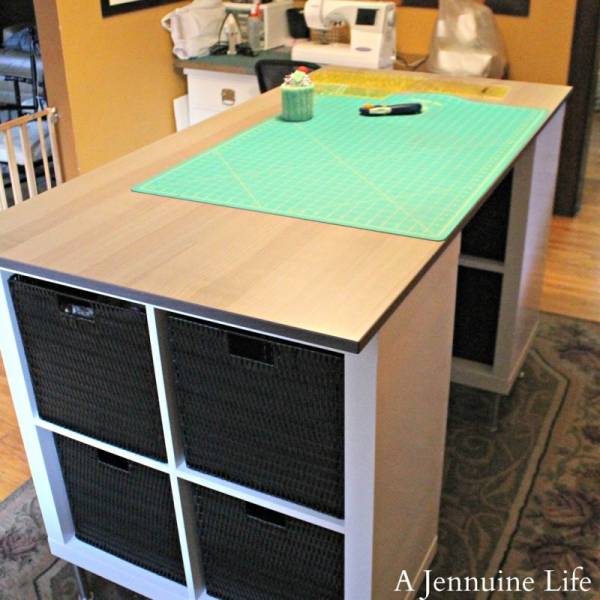 \"diy-counter-height-craft-table\"